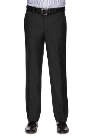 Mens extra suit trousers, Aqualana - Charcoal Marle RD120600-T